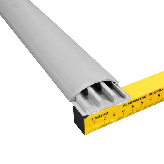 Canaleta de Piso em PVC 52mm x 14mm (5,2cm x 1,4cm) com Fita Dupla Face Cinza com 2 Metros - Hellermann Tyton Menor preço em Canaleta de Piso em PVC 52mm x 14mm (5,2cm x 1,4cm) com Fita Dupla Face Cinza com 2 Metros - Hellermann Tyton