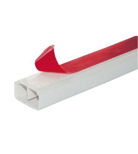 Canaleta Steck 20mm x 2m Com Fita Adesiva Menor preço em Canaleta Steck 20mm x 2m Com Fita Adesiva