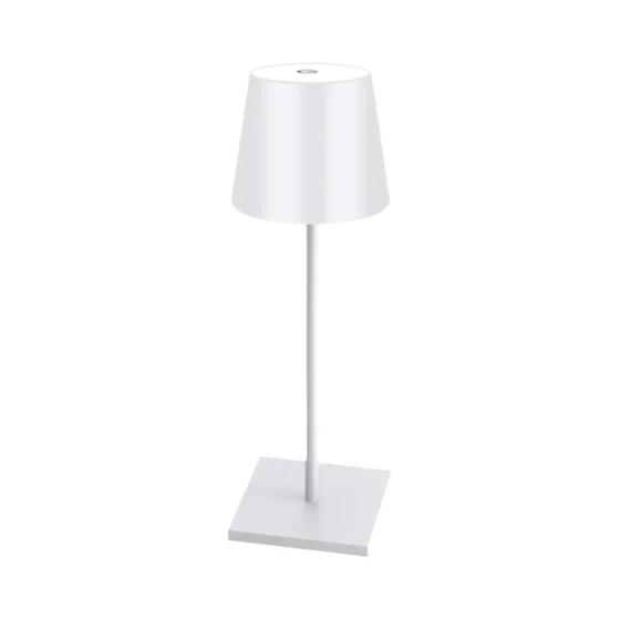 Imagem de Candeeiro de Mesa LED Recarregável e Regulável - Design Criativo e Decorativo