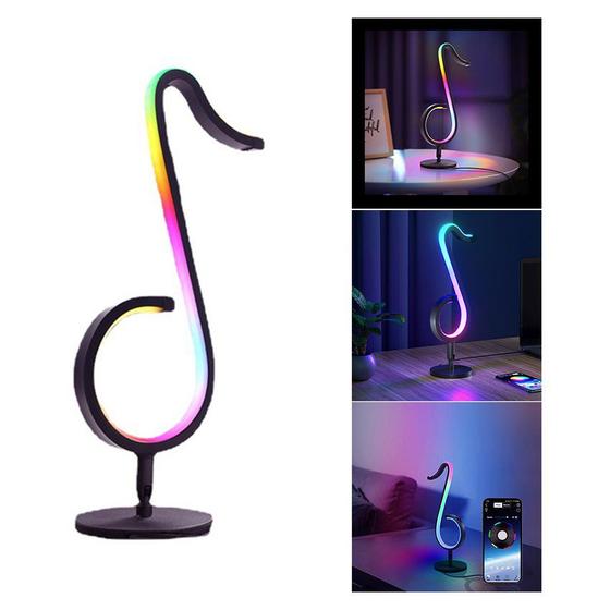 Imagem de Candeeiro de mesa Rainbow Remote Control Night Light