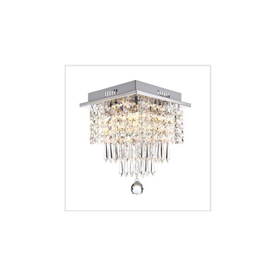 Imagem de Candeeiro de teto Crystal Chandelier Style Square 20W LED 220V