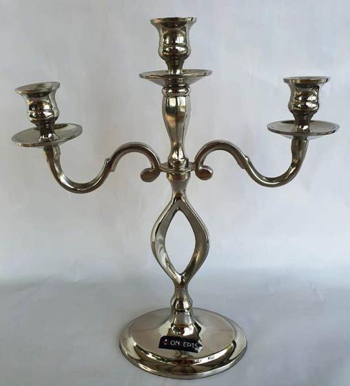 Candelabro Antiguo De 3 Brazos Con Soporte Para Velas Para El Hogar, Hotel, Boda, Fiesta, Bar Compra Barata En
