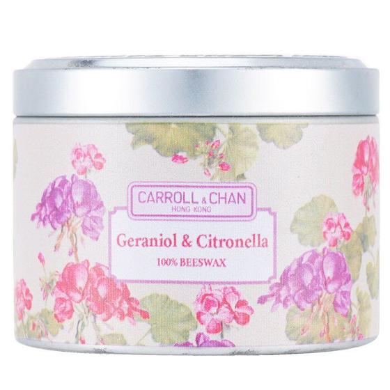 Imagem de Candle Carroll & Chan 100% cera de abelha, geraniol e citronela