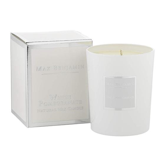 Imagem de Candle Max Benjamin White Pomegranate Scent 40h Burn