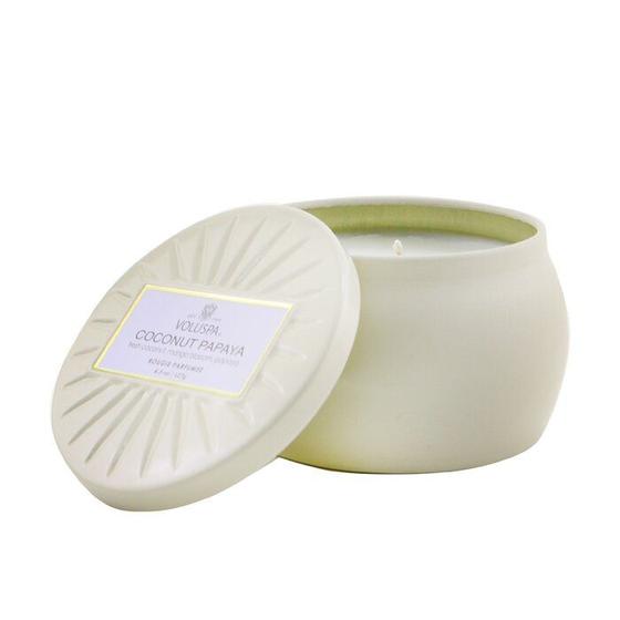 Imagem de Candle Voluspa Mini Tin Coconut Papaya Scent 25h Burn