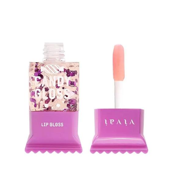 Imagem de Candy Gloss Lip Gloss Glitter Vivai de Bala Cheirinho de Doce