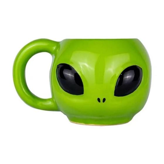 Imagem de Caneca 3 ET Extra Terrestre Enfeite Xícara 3D Temática - Hadu Esotéricos