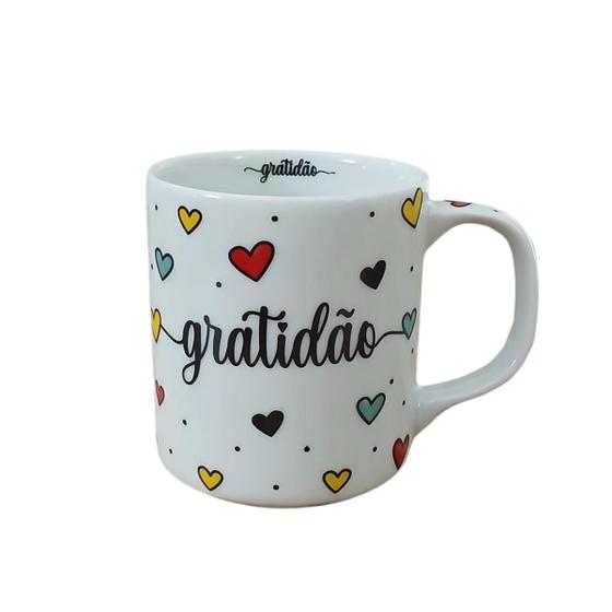 Imagem de Caneca 300ml - GRATIDÃO - Porcelana Decorada