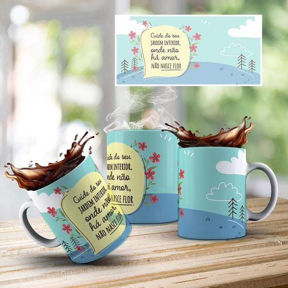 Imagem de Caneca 325Ml Cuide Do Seu Jardim Interior Onde Não Há Amor