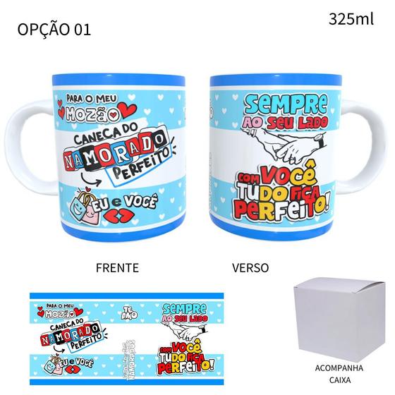 Imagem de Caneca 325ml Dia Dos Namorados PARA O MEU MOZÃO