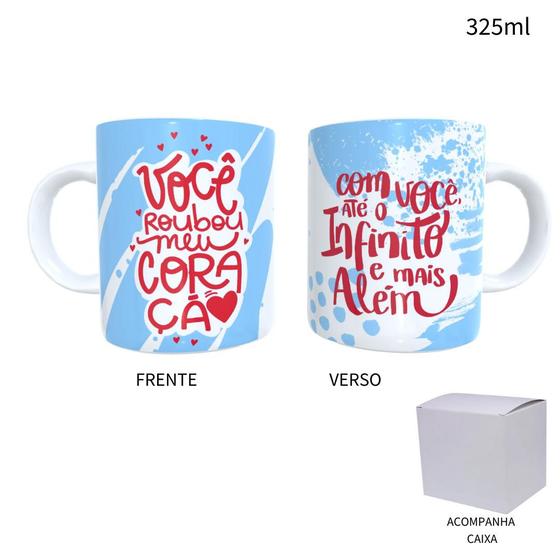 Imagem de Caneca 325ml Dia Dos Namorados Você Roubou Meu Coração