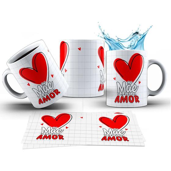 Imagem de Caneca 325ml Flork Dia das Mães Mãe significa amor