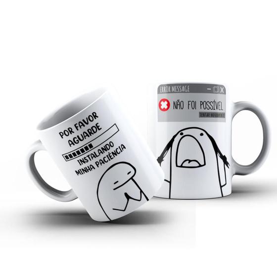 Imagem de Caneca 325ml Flork Instalando paciência