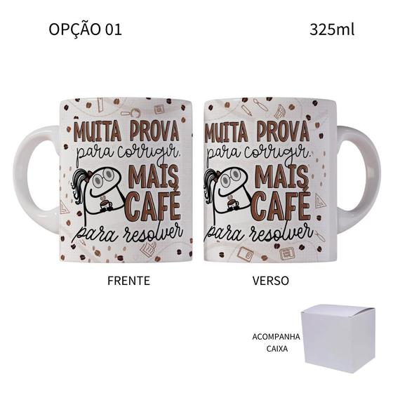 Imagem de Caneca 325ml Flork Professores Muita prova para corrigir
