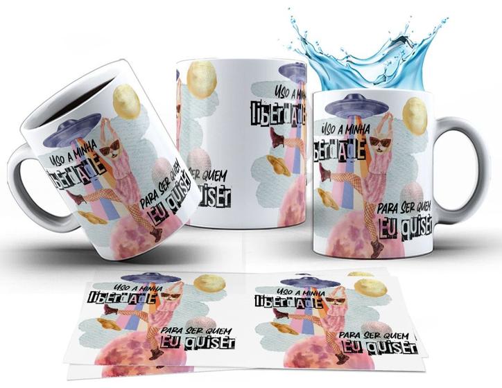 Imagem de Caneca 325ml Motivacional Eu sou minha liberdade para ser