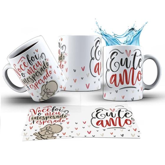 Imagem de Caneca 325ml Namorados Você foi o meu inesperado + esperado