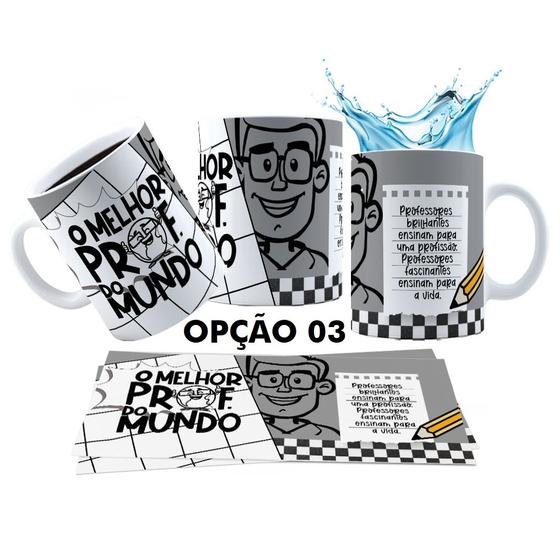 Imagem de Caneca 325ml O Melhor Prof Do Mundo Dia Dos Professores