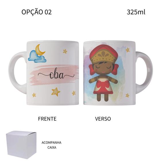 Imagem de Caneca 325ml Orixás Candomblé Umbanda Obá