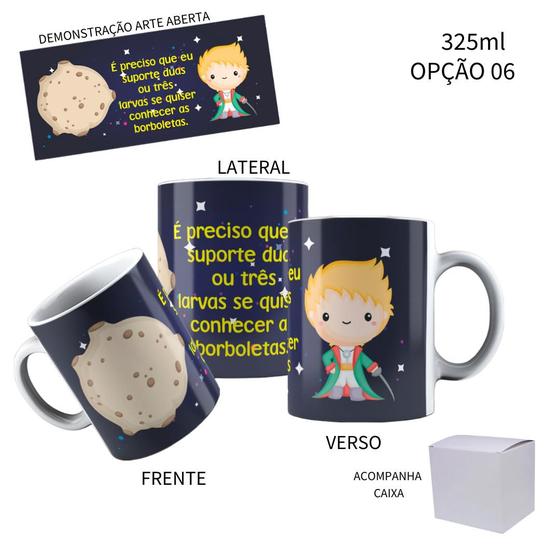 Imagem de Caneca 325ml Pequeno Príncipe Frases