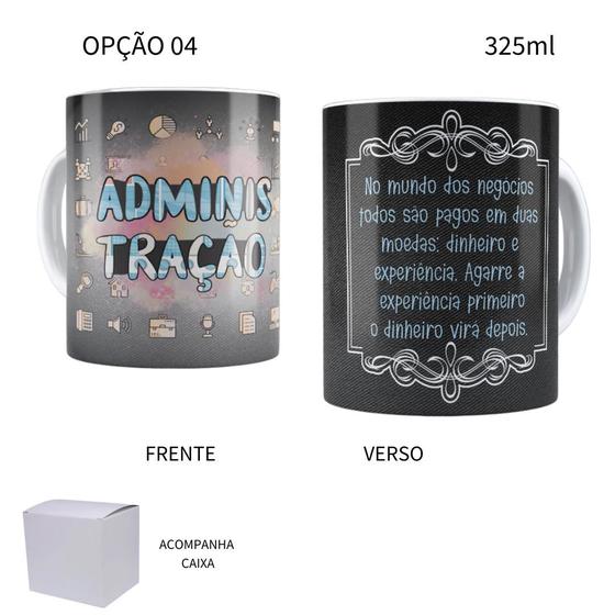 Imagem de Caneca 325ml Profissões Adm Administrador Administradora