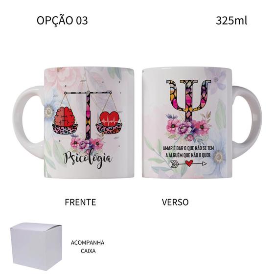 Imagem de Caneca 325ml Psicóloga Psicologia