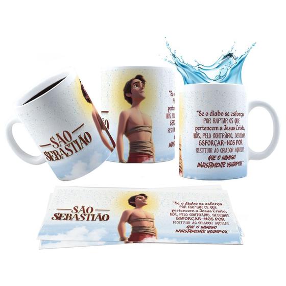 Imagem de Caneca 325ml Santos Católicos Nossa Senhora Aparecida Graças