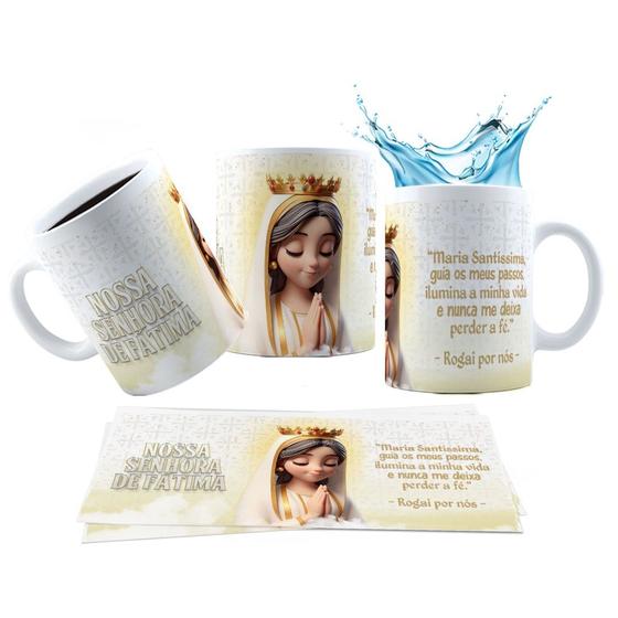 Imagem de Caneca 325ml Santos Católicos Nossa Senhora Aparecida Graças