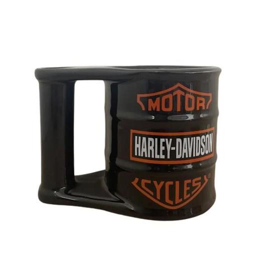 Caneca 350ML 3D Barril Harley Davidson - zonacriativa Menor preço em Caneca 350ML 3D Barril Harley Davidson - zonacriativa