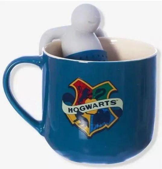 Imagem de Caneca 350ml Com Infusor De Chá Hp Hogwarts Houses Z-Criativa - LC