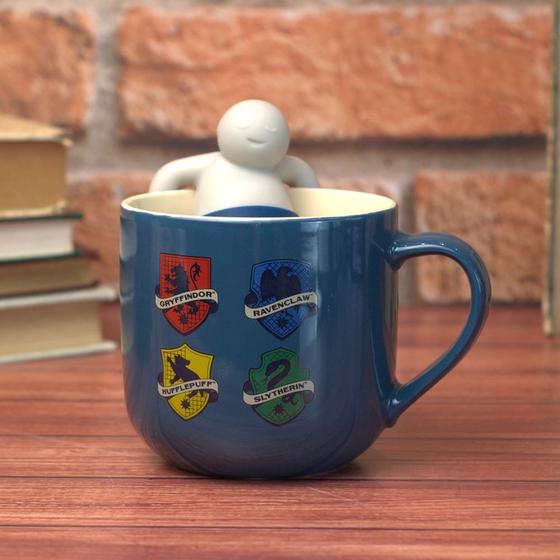 Imagem de Caneca 350ml com Infusor Hogwarts Houses Harry Potter