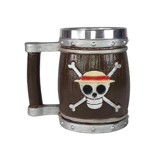 Imagem de Caneca 3D Barril Skull- One Piece 