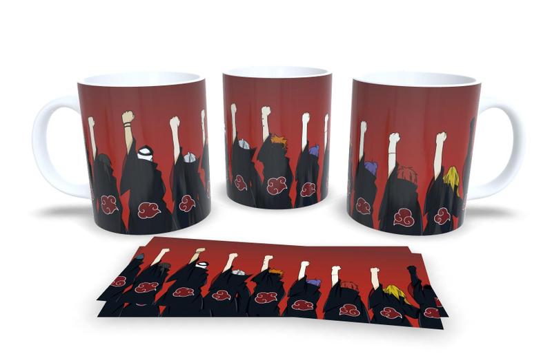 Imagem de Caneca Akatsuki Naruto porcelana personalizada