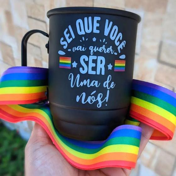 Imagem de Caneca aluminio com tirante