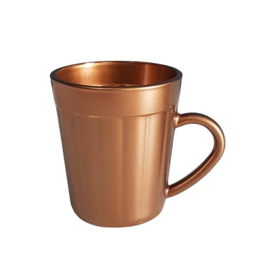 Imagem de Caneca Americana de Vidro Marrom 270ml - Coleções Metálicos