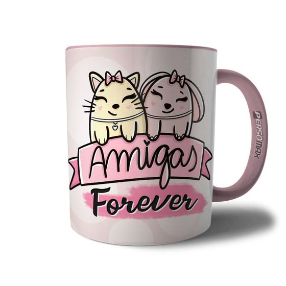 Imagem de Caneca Amigas Forever - Presente Amiga Fofa Gata Friends Forever