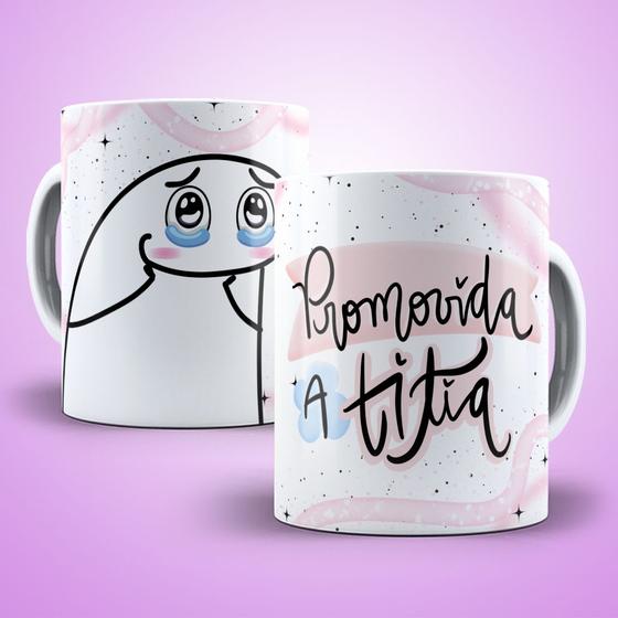 Imagem de Caneca anúncio de gravidez flork - promovida a titia