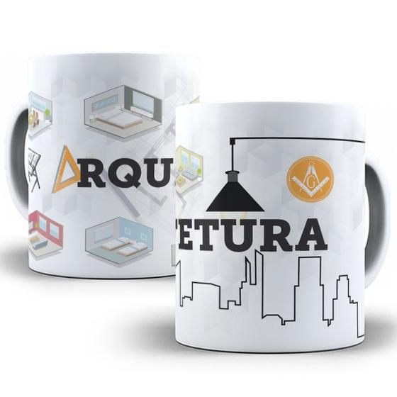 Imagem de Caneca arquitetura presente profissão arquiteto arquiteta