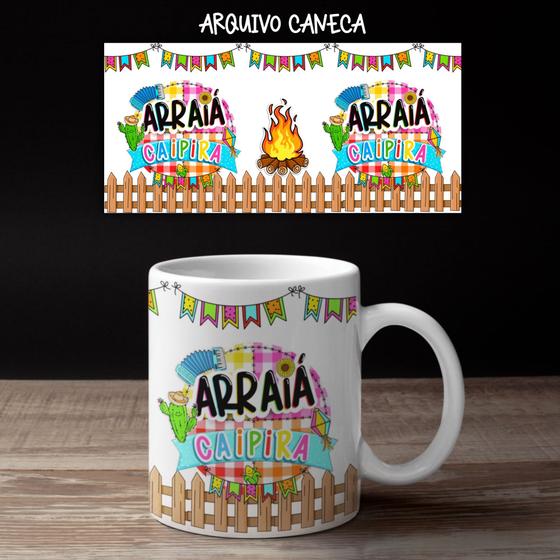 Imagem de Caneca arraiá festa junina/julina