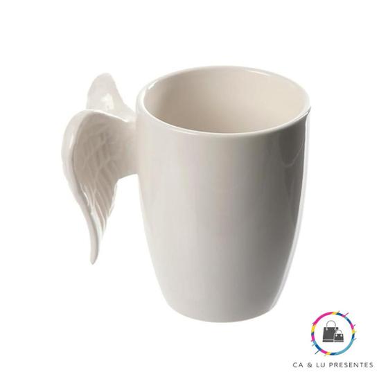 Imagem de Caneca Asas de Anjo 3D Cerâmica Decoração 200ml