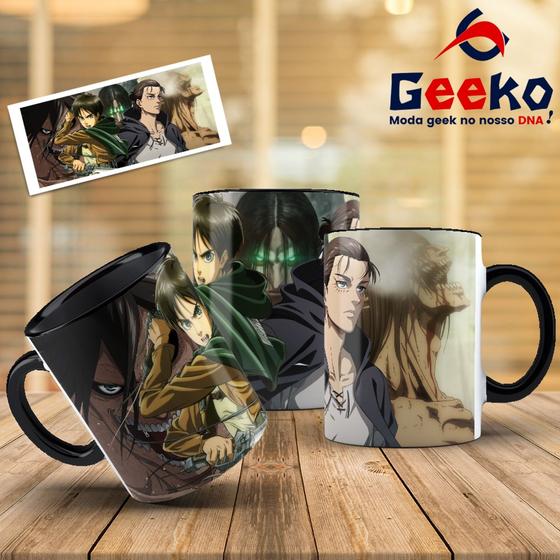 Imagem de Caneca Attack On Titan Eren Yeager Geeko