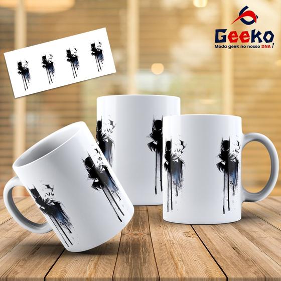 Imagem de Caneca Batman Cavalheiro das Sombras Porcelana Geeko Oficial