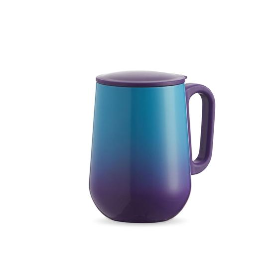 Imagem de Caneca Bicolor Parede Dupla 250ml - Café - Chá