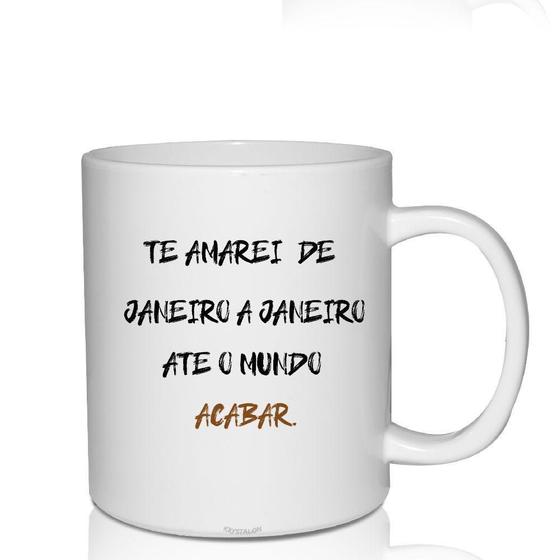 Imagem de Caneca Branca Até O Mundo Acabar - Frente E Verso