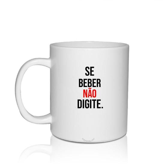 Imagem de Caneca Branca Criativa Não Digite