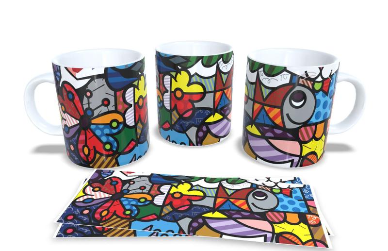 Imagem de Caneca Branca de Porcelana Personalizada Estampas Variadas 1.0