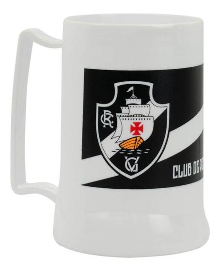 Imagem de Caneca Branca Gel Isolante Térmico 400ml  Vasco