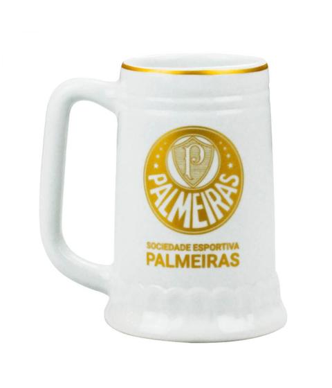 Imagem de Caneca Branca Porcelana 500Ml - Palmeiras