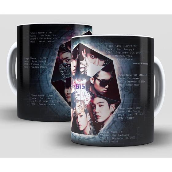 Imagem de Caneca Bts - Bangtan Boys - M7