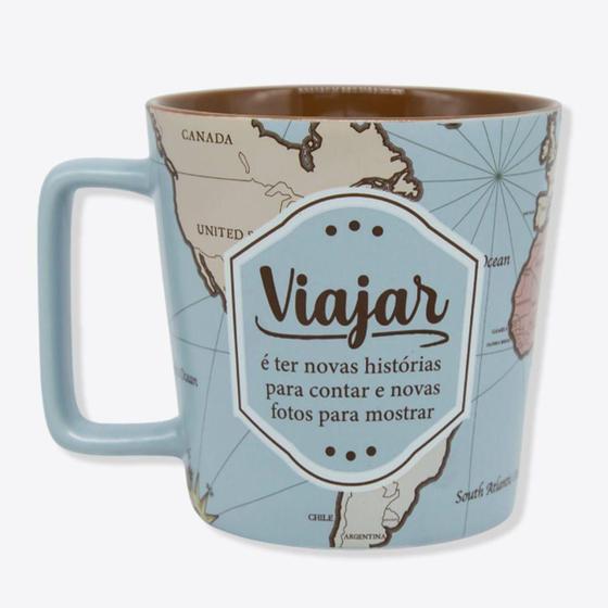 Imagem de Caneca Buck Viajar Novas Histórias  ZonaCriativa - Zona Criativa