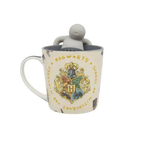 Imagem de Caneca C/ Infusor Hogwarts Ícones 350ml  - Zona Criativa